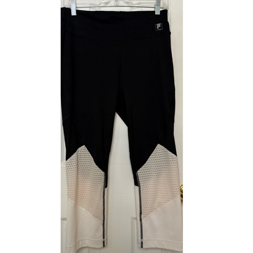 Fila Black and White Track Pants